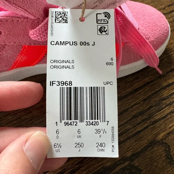 Campus 00s J Bliss Pink Solar Red sneakers - Picture 9 of 9